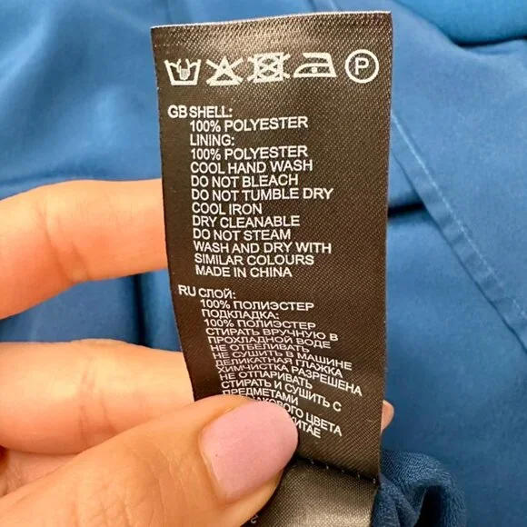 Reiss Marling Warp-Front Midi Dress in Ocean Blue - size 6 - Picture 7 of 7